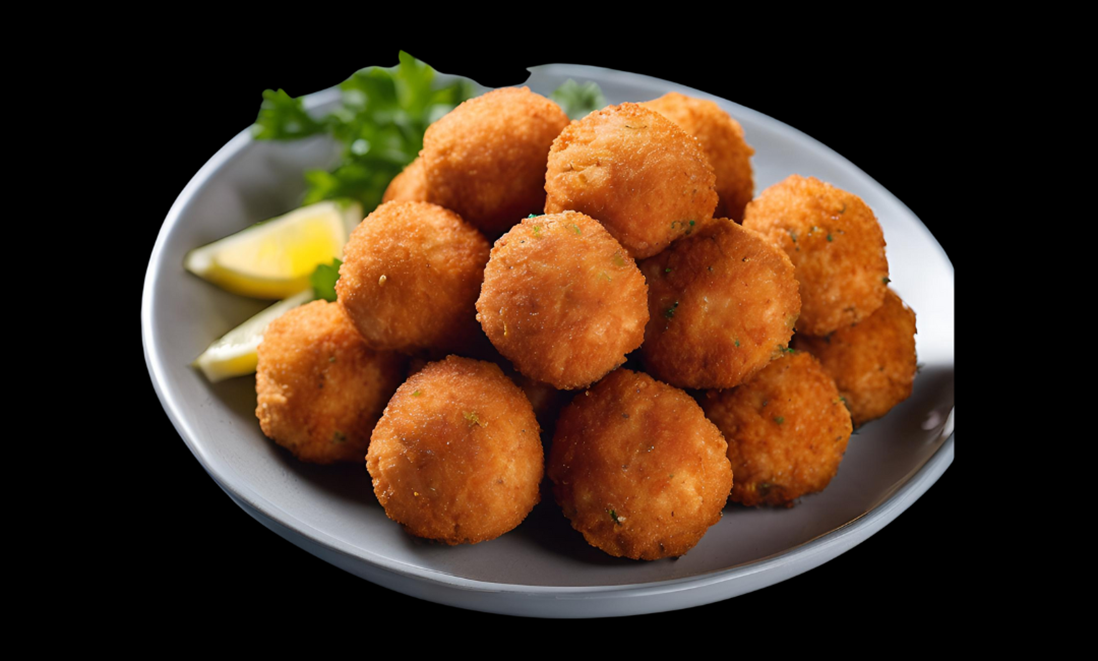Bolinho de Salmão